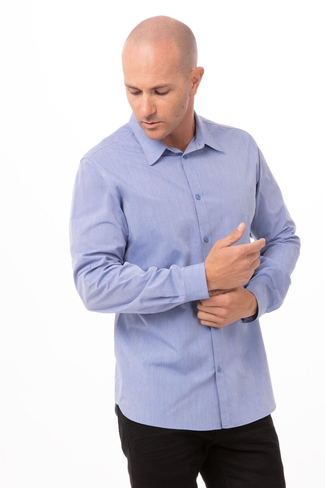 Modern Chambray Men's Dress Shirt – Chef Works