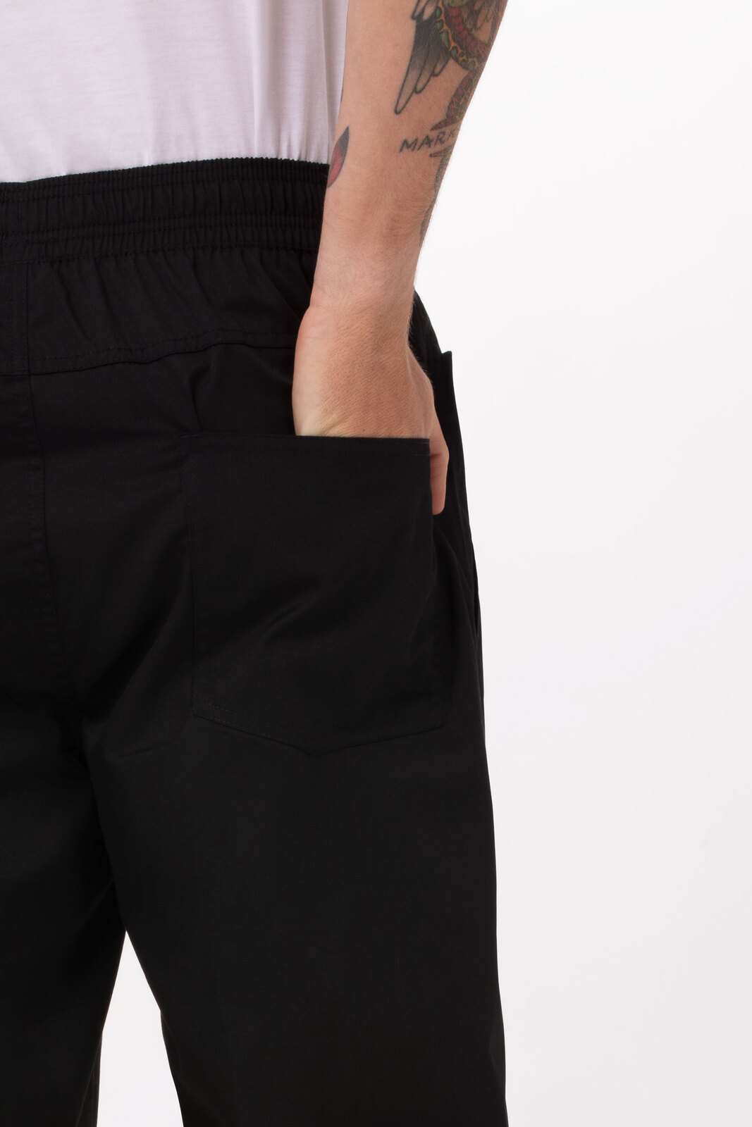 Chef Works Black Lightweight Baggy Chef Pants