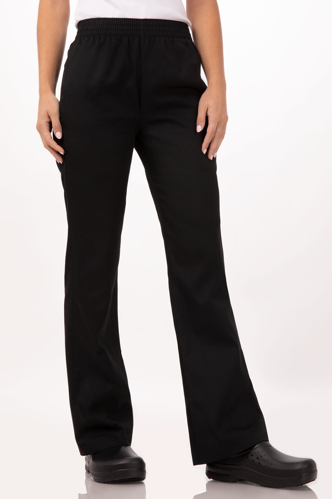 Chef Works Women's Black Essential Baggy Chef Pants