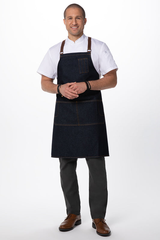 Memphis Denim Cross Back Apron