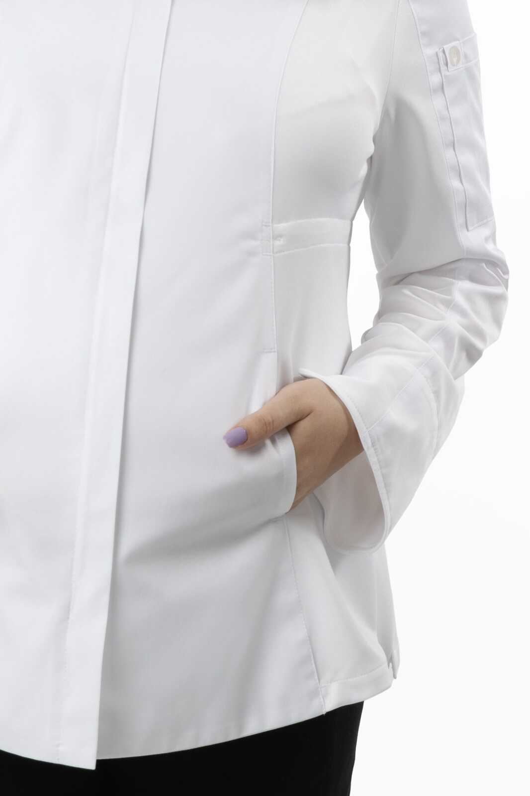 Maternity chef jacket clearance