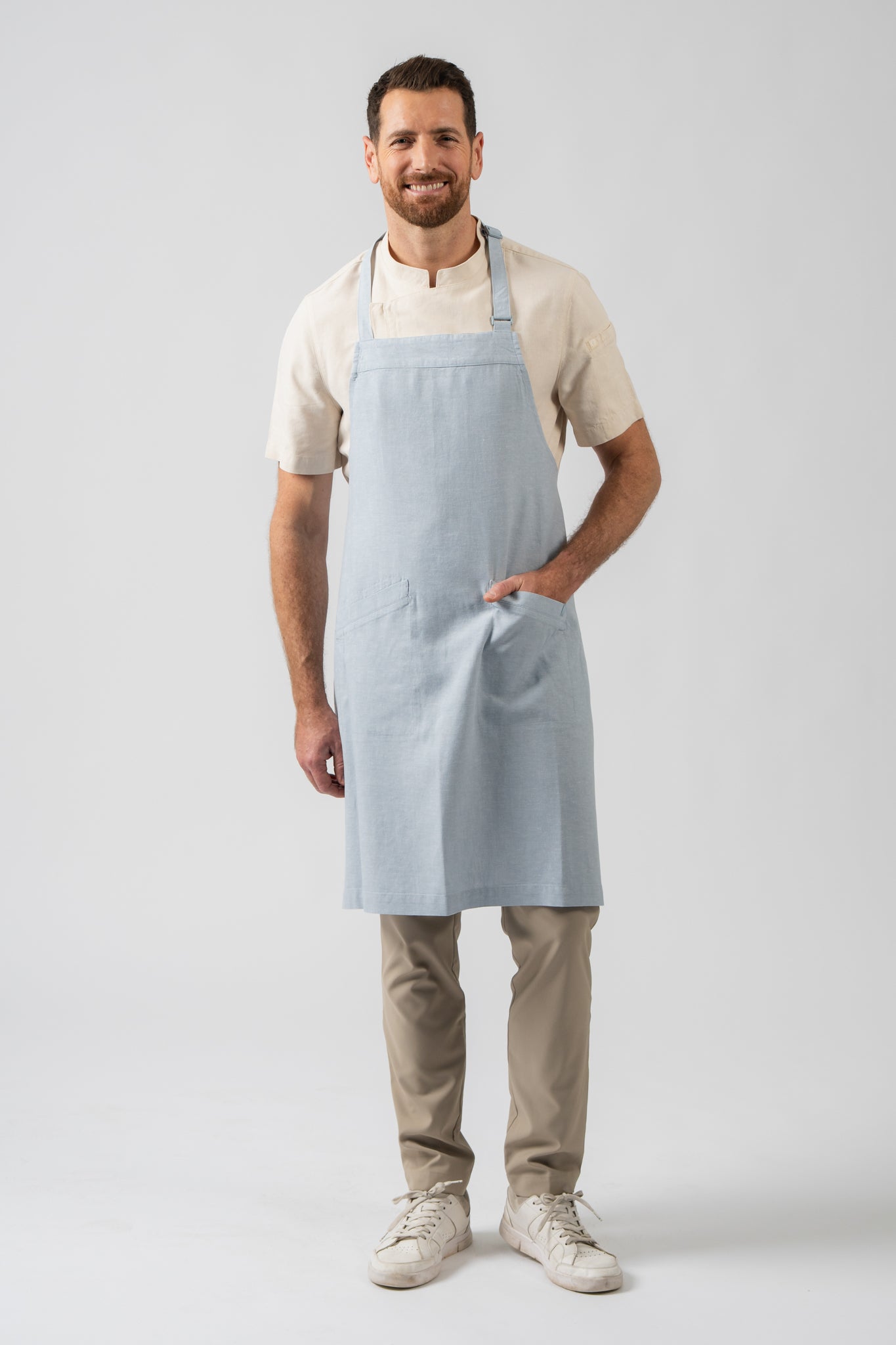 Huntington Bib Apron