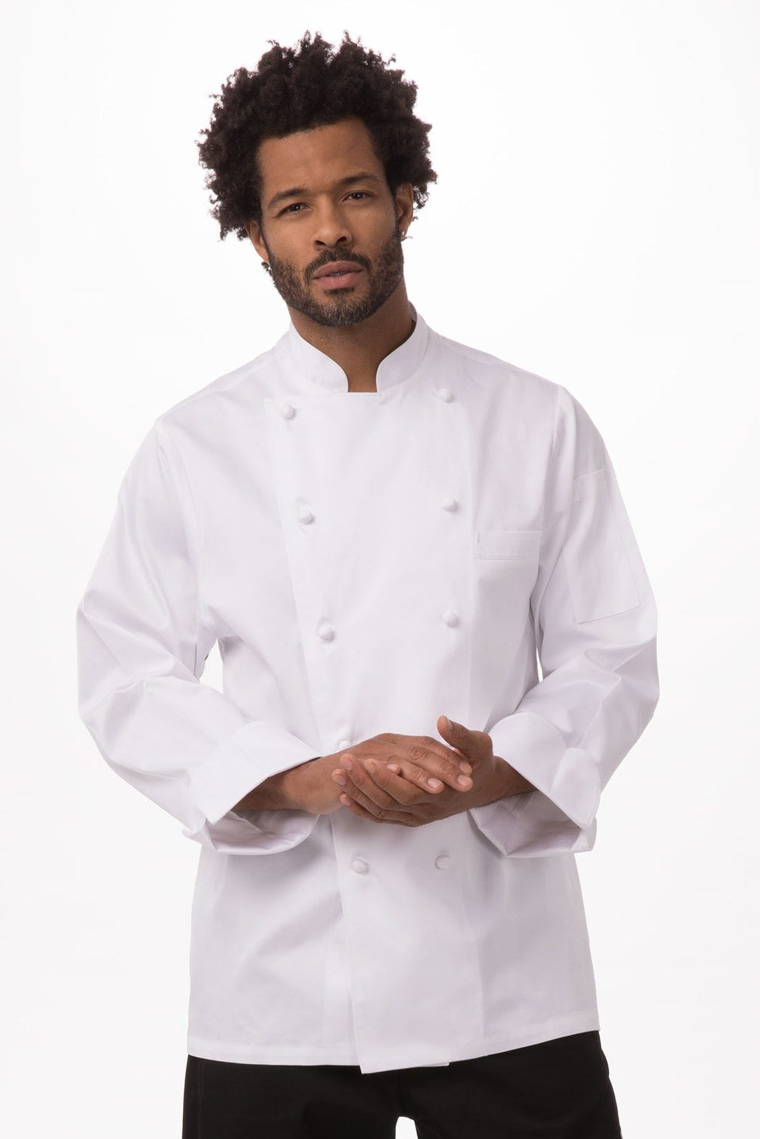 Madrid Men's Premium Cotton Chef Jacket White
